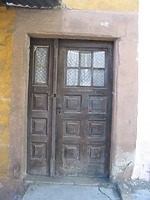 Ansicht des Hauseingangstüre von Hausnummer 1 (2007) / Wohnstallhaus in 71336 Waiblingen-Bittenfeld