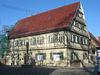 Ansicht des Gebäudes von Südosten (2007) / ehem. Obervogts-Behausung und späteres Forstamt in 73230 Kirchheim unter Teck