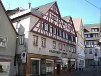 Ansicht des Gebäudes von Nordosten (2007) / ehem. Gasthaus Löwen in 71229 Leonberg