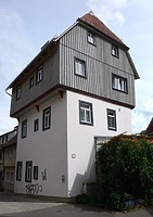Ansicht von Nordwesten, Juni 2007 (Foto: Dietmar Hencke (StadtA SHA Server Häuserlexikon) / Wohnhaus, sog. Pfaff-Judas-Haus in 74532 Schwäbisch Hall