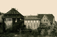 Historische Aufnahme; Ansicht von Nordost / Oberer- und Unterer Biologiesaal, abgegangen in 74354 Besigheim (Stadtarchiv Besigheim)