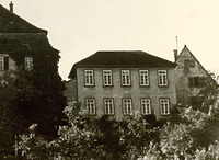 Historische Aufnahme; Ansicht von Nordost / Oberer- und Unterer Biologiesaal, abgegangen in 74354 Besigheim (Stadtarchiv Besigheim)