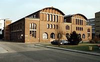 Geb. Nr. 5148, Ansicht von Südwesten, 
Urheber: Simens AG / Werkhalle der ehem. Machinenfabrik Bruchsal AG, Gebäude 5148 in 76646 Bruchsal