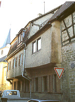 Gasthaus Krone, Ansicht von Nordwesten,
Urheber: Konieczny (Planungsinstitut für ländliche Siedlung ) / Gasthaus Krone  in 75056 Sulzfeld