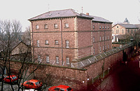 ehem. Amtsgefängnis, Ansicht von Osten, 1990,
Urheber: Neuenburg am Rhein, Bildmessung GmbH / ehem. Amtsgefängnis in 76227 Karlsruhe-Durlach (03.07.2009) ehem. Amtsgefängnis, Ansicht von Osten, 1990,
Urheber: Neuenburg am Rhein, Bildmessung GmbH / ehem. Amtsgefängnis in 76227 Karlsruhe-Durlach (03.07.2009)