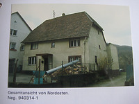 Foto: Dr. Hans-Hermann Reck, Büro für bauhistorische Gutachten (aus der Dokumentation abfotografiert) 7/1994 / Fachwerkhaus in 74821 Mosbach, Neckarelz