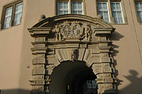 Äußeres Portal am Langenburger Bau von Schloss Weikersheim. / Langenburger Bau in 97990 Weikersheim