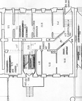 Wohnhaus, Grundriss EG,
Urheber: Vaculik, Hubert (Restaurator)
 / Wohnhaus in 69115 Heidelberg-Weststadt