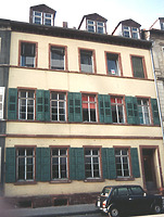 Wohnhaus, Ansicht von Osten, 
Urheber: Vaculik, Hubert (Restaurator) / Wohnhaus in 69115 Heidelberg-Weststadt