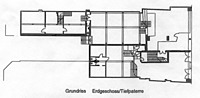 Wohn- und Geschäftshaus mit Anbau, Grundriss EG,
Urheber: Eichhorn (Architekturbüro) / Wohn- und Geschäftshaus in 69117 Heidelberg-Altstadt