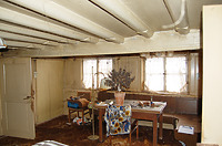 Stube mit Bohlenbalkendecke / Rebfischerhaus in 78479 Reichenau, Niederzell Stube mit Bohlenbalkendecke / Rebfischerhaus in 78479 Reichenau, Niederzell