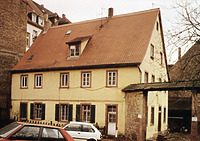 Mönchhof, Wohnhaus, Ansicht von Nordwesten, 
Urheber: Regierungspräsidium Karlsruhe, RPK, Ref. 26 / Mönchhof in 69120 Heidelberg-Neuenheim