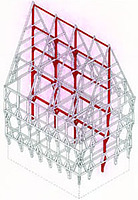 Backmulde, sog. „Haus zum Rössel“, Gefügeanalyse Mitel-Längs-Gebinde,
Urheber: Seltenberger & Grossbach (Frankfurt, Historische Bauforschung) / Wohn- und Geschäftshaus, Backmulde, sog. „Haus zum Rössel“ in 68526 Ladenburg Backmulde, sog. „Haus zum Rössel“, Gefügeanalyse Mitel-Längs-Gebinde,
Urheber: Seltenberger & Grossbach (Frankfurt, Historische Bauforschung) / Wohn- und Geschäftshaus, Backmulde, sog. „Haus zum Rössel“ in 68526 Ladenburg