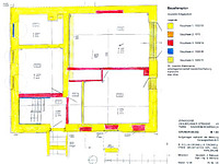 Ehem. Synagoge , Baualtersplan, EG
Quelle: Dr. Joachim Kleinmanns / ehem. Synagoge in 74889 Sinsheim-Rohrbach