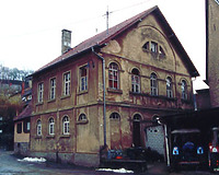 Ehem. Synagoge, Ansicht von Nordwesten
Quelle: Crowell, Barbara und Robert (Diplomingenieure Freie Architekten) / ehem. Synagoge in 74889 Sinsheim-Rohrbach