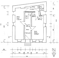 Wohnhaus, ehem. Schulhaus, Grundriss, Erdgeschoss
Quelle: Reck, Hans-Hermann / Wohnhaus, ehem. Schulhaus in 74889 Sinsheim-Hilsbach Wohnhaus, ehem. Schulhaus, Grundriss, Erdgeschoss
Quelle: Reck, Hans-Hermann / Wohnhaus, ehem. Schulhaus in 74889 Sinsheim-Hilsbach