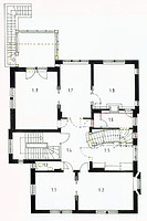 Wohnhaus, Grundriss, 1. OG
Quelle: Susanne Fischer-Tsaklakidis (freie Architektin) / Wohnhaus in 69469 Weinheim