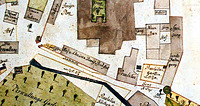 Lageplan des südlichen Klausurbereiches, mit Holz und Chaisenremise (1802, Riekert) / ehemalige Holz und Chaisen Remise in 72074 Tübingen-Bebenhausen