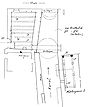 Grundriss Keller mit Kanal / Hotel- Gasthof Kreuz-Post in 79219 Staufen, Staufen im Breisgau (Burghard Lohrum)