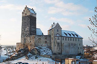 Ansicht der Burg von Osten / Burg Katzenstein in 89561 Dischingen, Katzenstein (21.01.2011 - Michael Hermann)