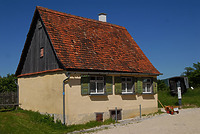 Tagelöhnerhaus im FLM Beuren / Tagelöhnerhaus aus Weidenstetten in 89197 Weidenstetten (http://www.freilichtmuseum-beuren.de/museum/rundgang/tageloehnerhaus-aus-weidenstetten/)