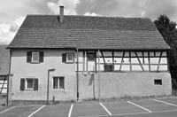 West Ansicht / Bäuerliches Wohnhaus des Einhaustyps in 74172 Neckarsulm-Dahenfeld (20.05.2011)