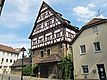 Ansicht des Storchen von Westen / Liebenstein'sches Schlösschen bzw. sog. Storchen in 73033 Göppingen (24.05.2011 - Markus Numberger, Büro für Bauforschung und Denkmalschutz)