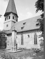Ansicht von Südost / Martinskirche in 70599 Stuttgart, Plieningen (06.09.1964 - LAD)