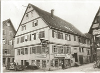 historische Aufnahme, vmtl um 1950 / Wohnhaus in 71540 Murrhardt (21.07.2013 - Körper, privat)