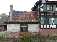Ansicht 2 / Areal Hecht, Backhaus / Heizungsbau in 77694 Auenheim (2022 - Burghard Lohrum) Ansicht 2 / Areal Hecht, Backhaus / Heizungsbau in 77694 Auenheim (2022 - Burghard Lohrum)