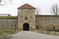 Festung Hohenasperg. Äußerer Torturm. / Hohenasperg in 71679 Asperg, Hohenasperg (12.01.2012 - Michael Hermann)