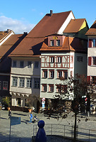 Südwestansicht Marktstraße 47 (li) und 49 (re) / Wohnhaus in 88212 Ravensburg (02.2022 - Christin Aghegian-Rampf)