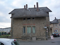 Ansicht gegen Süden (2012) / Dienstwohngebäude in 97980 Bad Mergentheim (16.04.2012 - haas + haas/Niederstetten) Ansicht gegen Süden (2012) / Dienstwohngebäude in 97980 Bad Mergentheim (16.04.2012 - haas + haas/Niederstetten)