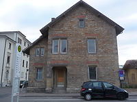 Ansicht gegen Osten (2012) / Dienstwohngebäude in 97980 Bad Mergentheim (16.04.2012 - haas + haas/Niederstetten) Ansicht gegen Osten (2012) / Dienstwohngebäude in 97980 Bad Mergentheim (16.04.2012 - haas + haas/Niederstetten)