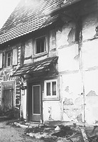 Eingang / Fachwerkhaus in 76703 Menzingen (LAD Baden-Württemberg, Außenstelle Karlsruhe, Microfiche-Scan mi06679f09)
