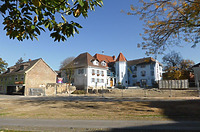 Ansicht von Westen, Basler Straße / Massivbau in 79189 Bad Krozingen (Bildarchiv, Landesamt für Denkmalpflege im Regierungspräsidium Stuttgart, Dienstsitz Freiburg)