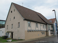 Ansicht von Westen / Ehemaliges Gasthaus "Zum Adler" in 73066 Uhingen (02.07.2012 - Markus Numberger)