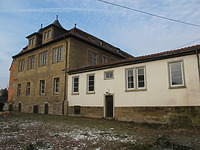 Ansicht des östlichen Schlossflügels von Südosten mit dem eingeschossigen Anbau / Schloss Brackenheim in 74336 Brackenheim (09.02.2012 - Markus Numberger) Ansicht des östlichen Schlossflügels von Südosten mit dem eingeschossigen Anbau / Schloss Brackenheim in 74336 Brackenheim (09.02.2012 - Markus Numberger)