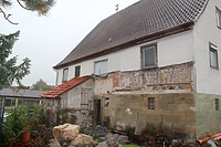 Ansicht Südwest / Bauernhaus Pfarrer-Mayer-Typus in 74632 Neuenstein-Obersöllbach (09.10.2012 - Wieland und Meissner, Öhringen (Ingenieurgesellschaft mbH / Beratende Ingenieure im Bauwesen))