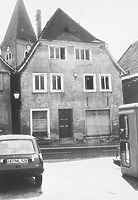 Straßengiebel (1984) / Fachwerkhaus in 69181 Leimen (01.08.1984 - Bildindex Foto Marburg: LAD Baden-Württemberg, Außenstelle Karlsruhe, Microfiche-Scan mi06828g05)