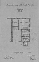 Skizze, Grundriss Erdgeschoss (1929) / Wohnhaus in 79219 Staufen, Staufen im Breisgau (24.05.1929 - Stadtarchiv Staufen )