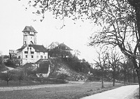 Blick von Süd-Ost / Burg Sponeck in 79361 Jechtingen, Sponeck(hof) (01.01.1961 - LDA Freiburg (Bildindex))