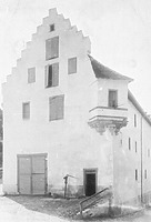 Ansicht von Norden (um 1910) / Ehem. Kornhaus in 78234 Engen (Bildindex Foto Marburg: LAD BW/Karlsruhe, Microfiche-Scan mi05201g03)