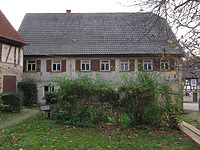 Westfassade / Wohnhaus  in 74523 Schwäbisch Hall, Eltershofen (29.10.2013)