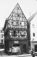 Nordgiebel (1969) / Sog. Salzhaus in 74821 Mosbach (Bildindex Foto Marburg: LAD Baden-Württemberg/Karlsruhe, Microfiche-Scan mi07363g13)
