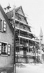 Ansicht Südfassade (um 1951) / Rathaus in 79353 Bahlingen (Bildindex Foto Marburg: LAD BW/Freiburg, Microfiche-Scan mi04875b11)