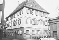 Ansicht gegen NO (um 1980) / Sog. Klösterle in 88400 Biberach, Biberach an der Riß (Bildindex Foto Marburg: LAD BW/Tübingen, Microfiche-Scan mi04935d03)