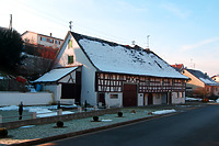 Westgiebel und nördliche Traufseite / Ehem. Mühle in 88697 Bermatingen (05.03.2013 - A. Kuch)