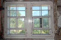 Nordseite Mittelbau, Fenster im OG / Gutshof Treherz in 88319 Treherz (18.07.2012 - A. Kuch)