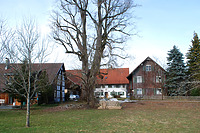 Hofanlage Stockach 4, von Süden / Ehem. Pfründnerhaus in 89316 Isny, Stockach (18.01.2011)